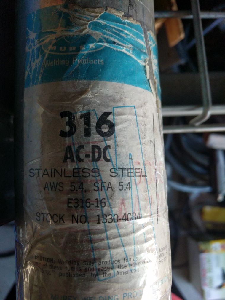 Murex welding products 316 stainless steel welding rods E313-16