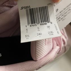 Pink Adidas shoes Size 5
