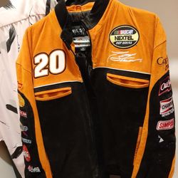 Tony Stewart Leather Nascar Jacket