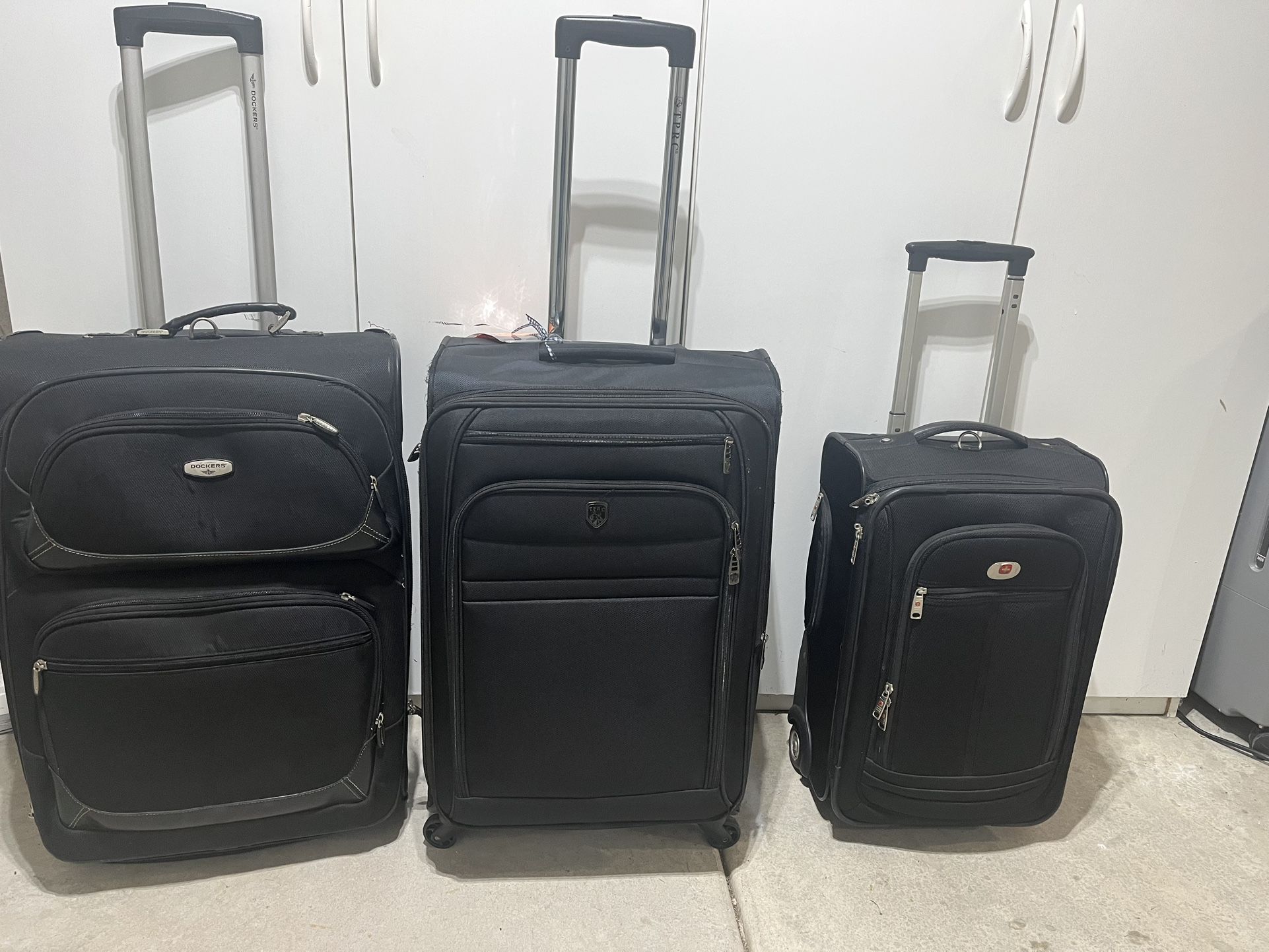 Three Excellent Condition Suitcases
