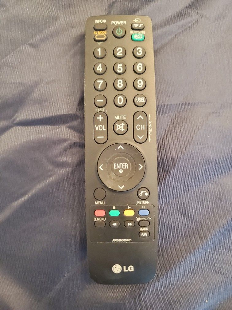 LG TV remote model AkB(contact info removed)1