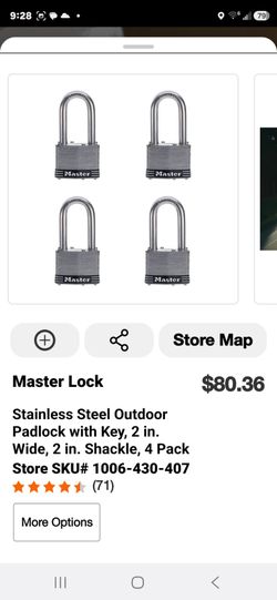 Master locks