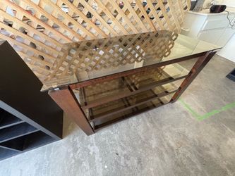 Glass TV Stand