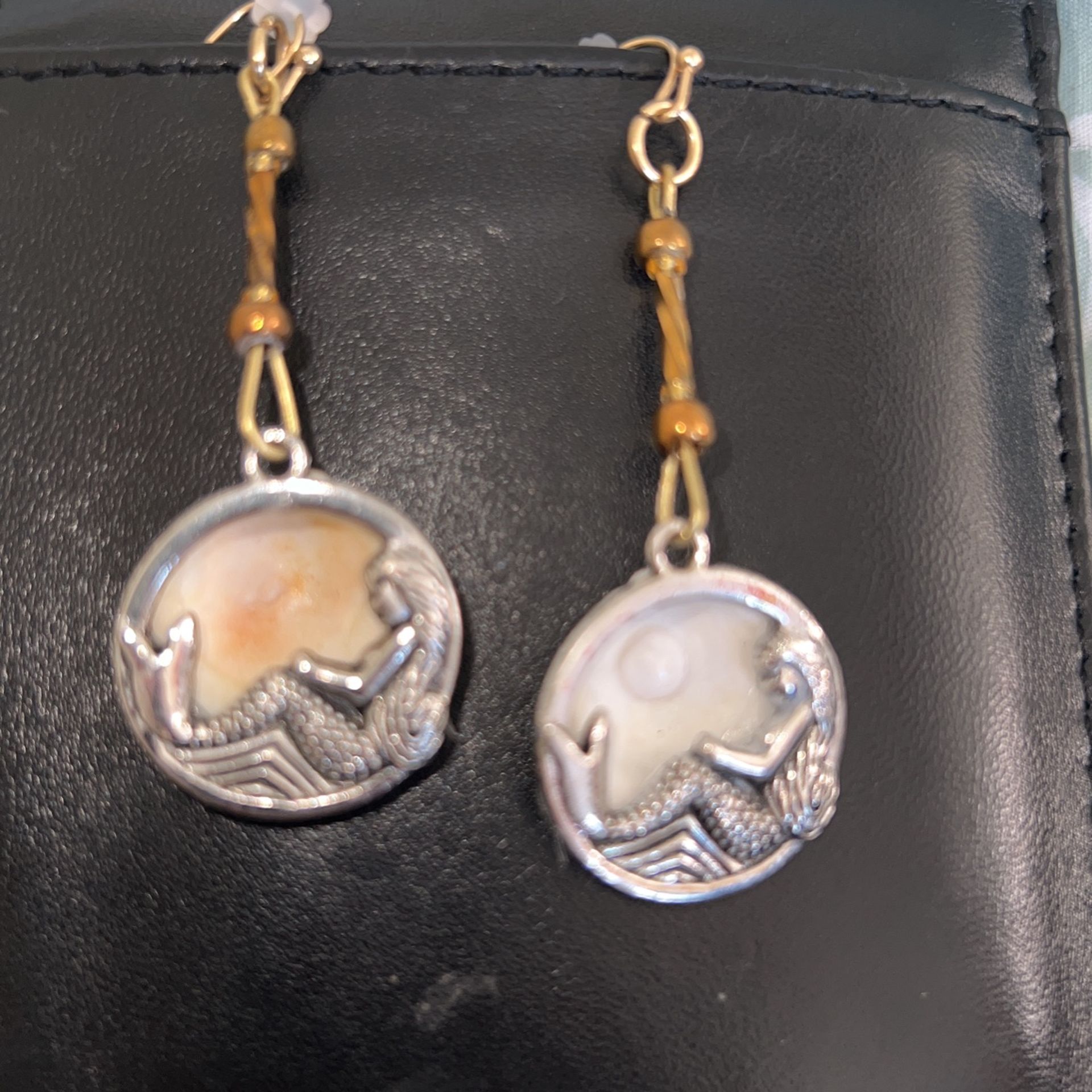 Seashell Mermaid Earrings 