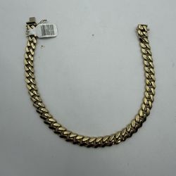 10K Cuban Bracelet 