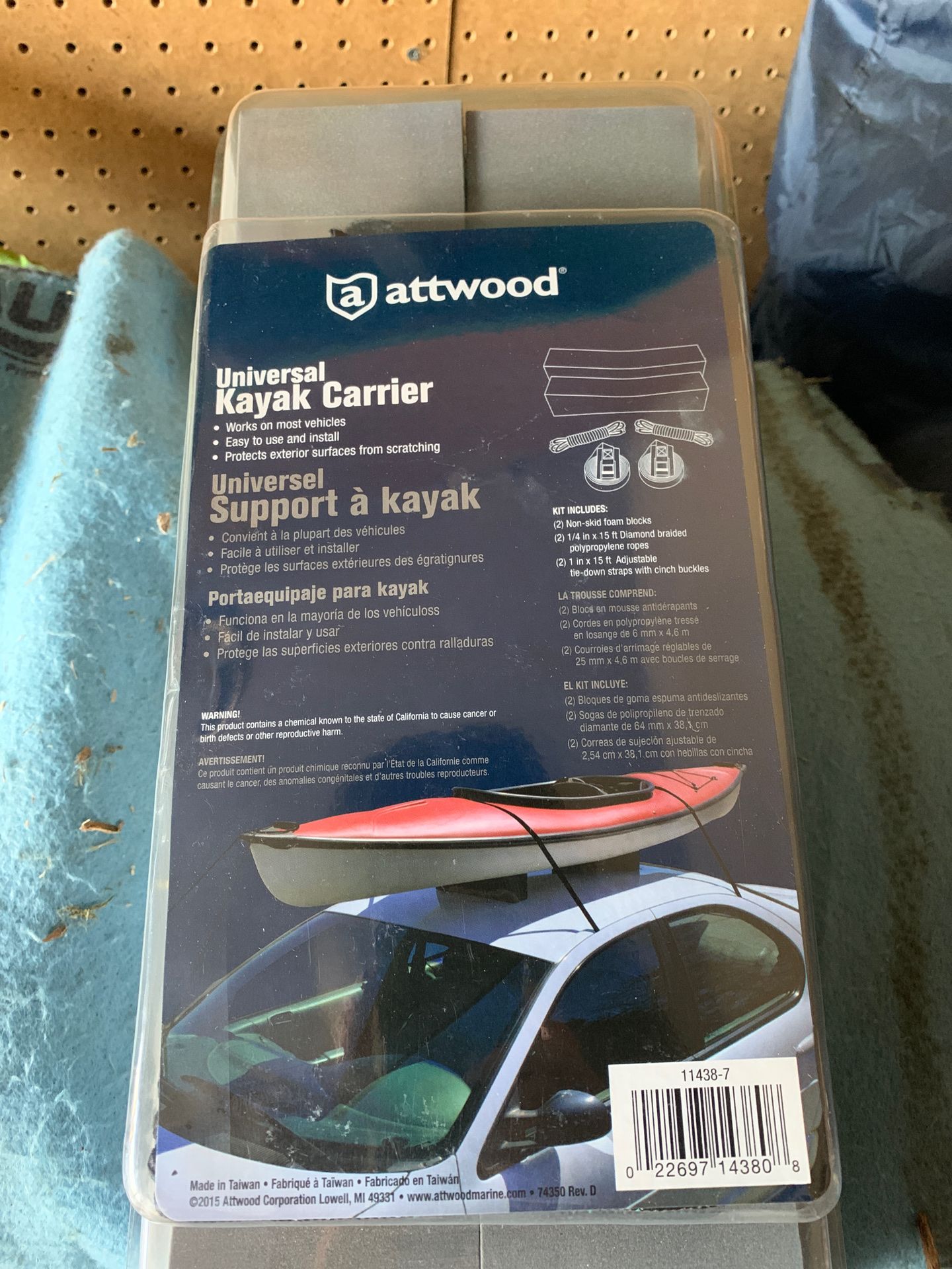 Attwood Universal Kayak Car Carrier