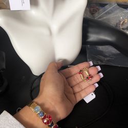 Gold Fill Bracelet In Different Chakras