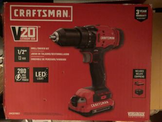 Craftsman 20V Drill New