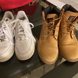 Nike Tennis Shoes $30.00 & Timberland Boots $50.00