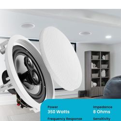 MSRP $250  IN- CEILING 2PACK SPEAKER W/ 8" WOOFERS- LOW BALLERS WILL BE IGNORED 