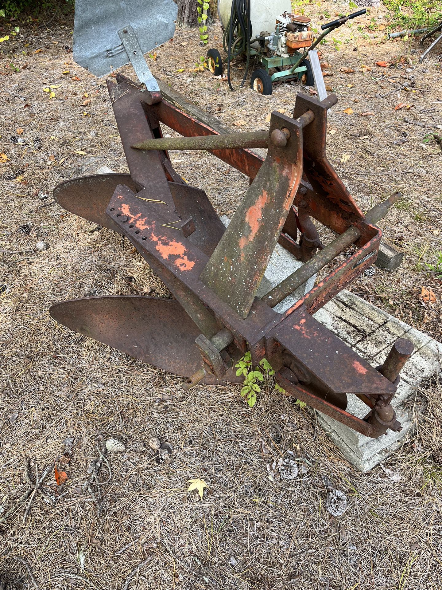 Two Bottom Tractor Plows With Discs $400