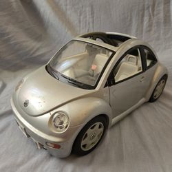  Vintage 2000 Barbie Silver VW Volkswagen Beatle