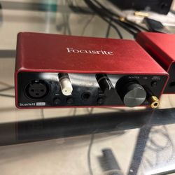Focusrite Gen 3 Interface Works Perfectly Fine $80 OBO