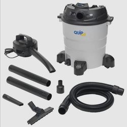 Quipall EC(contact info removed) 1200W 8.3 Gal. Plastic Tank Wet/Dry Vacuum