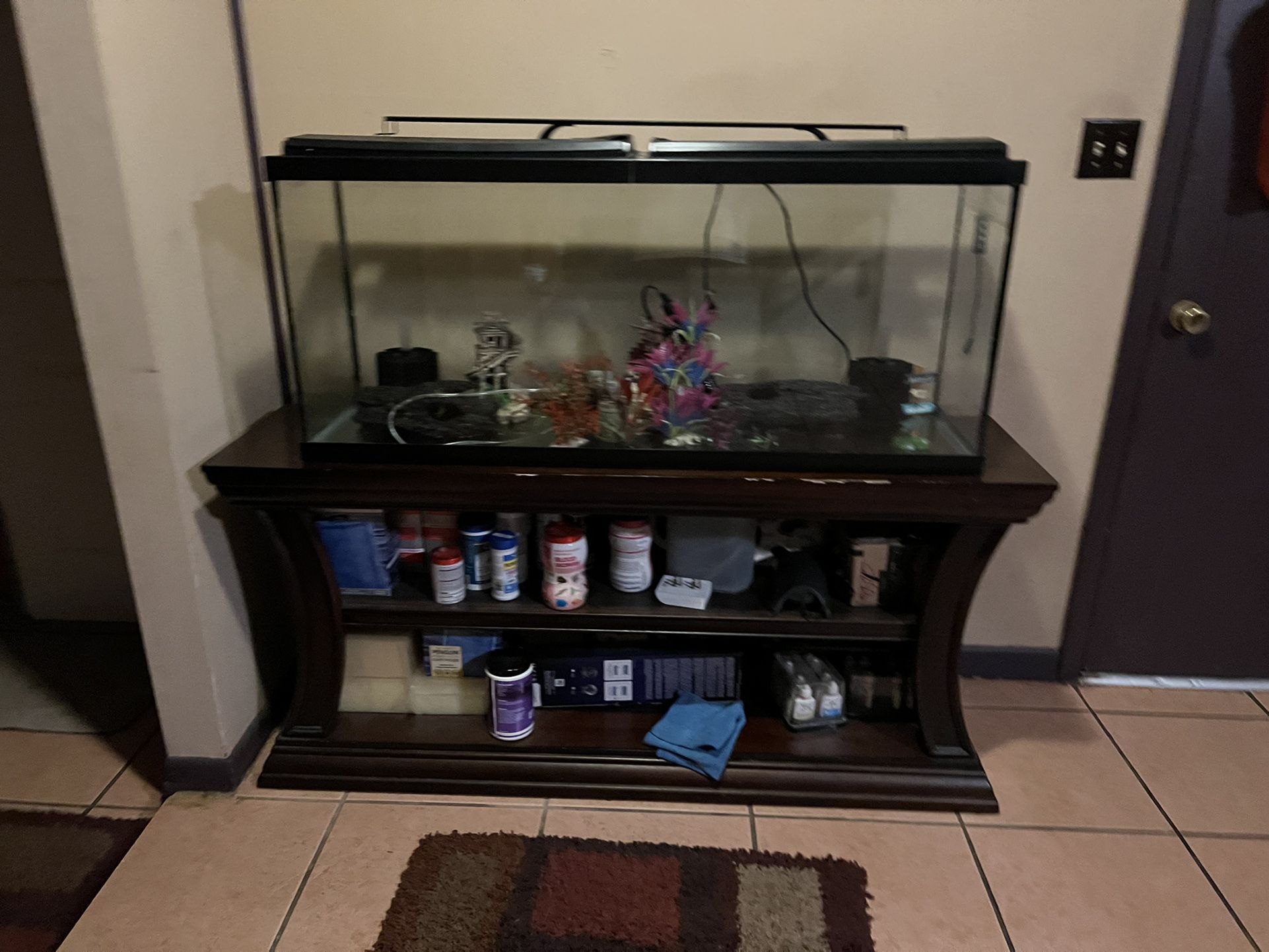 fish tank and equipment