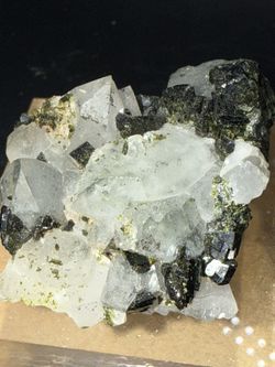 Natural Green Quartz with Epidote Crystal Point – Rare Specimen