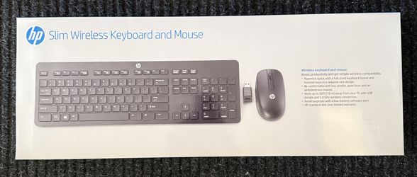 HP Slim Wireless Keyboard and Mouse