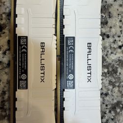 Crucial Ballistix 16gb (2x8g) White