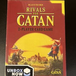 The Rivals for Catan By Klaus Teuber  2 Player Strategy Card Game New Sealed