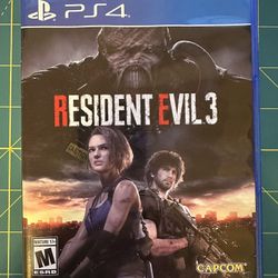 Resident Evil 3 PS4 