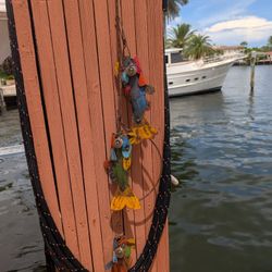 Custom Handcrafted Metal Fish Decor On Wire