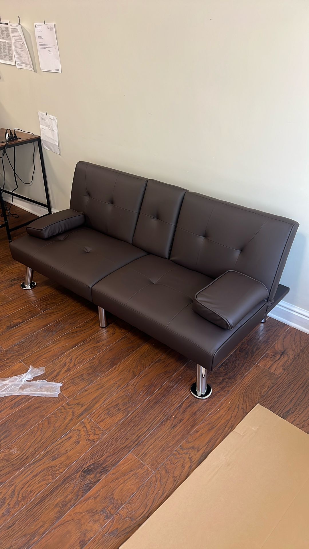  Convertible Sofa Adjustable Couch Sleeper Modern 