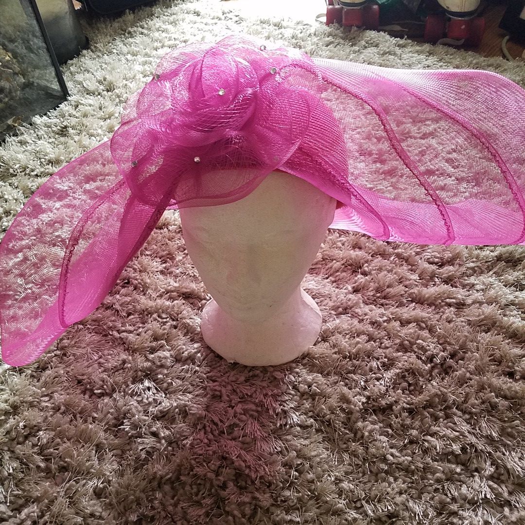 Beautiful pink hat