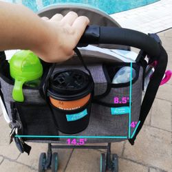 Stroller Organizer With Removable Cup Holder