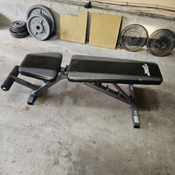 Fitness gear FID adjustable weight bench 