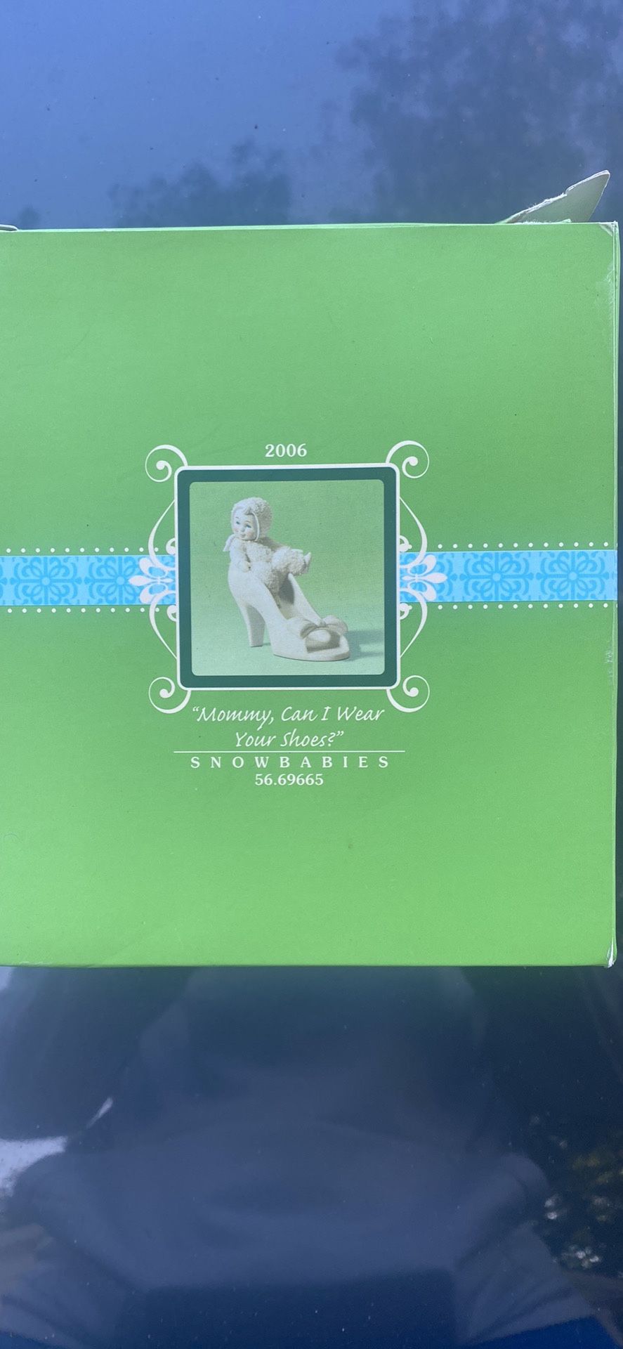 "mommy Can I Wear Your Shoes" Snow Babies Collectible