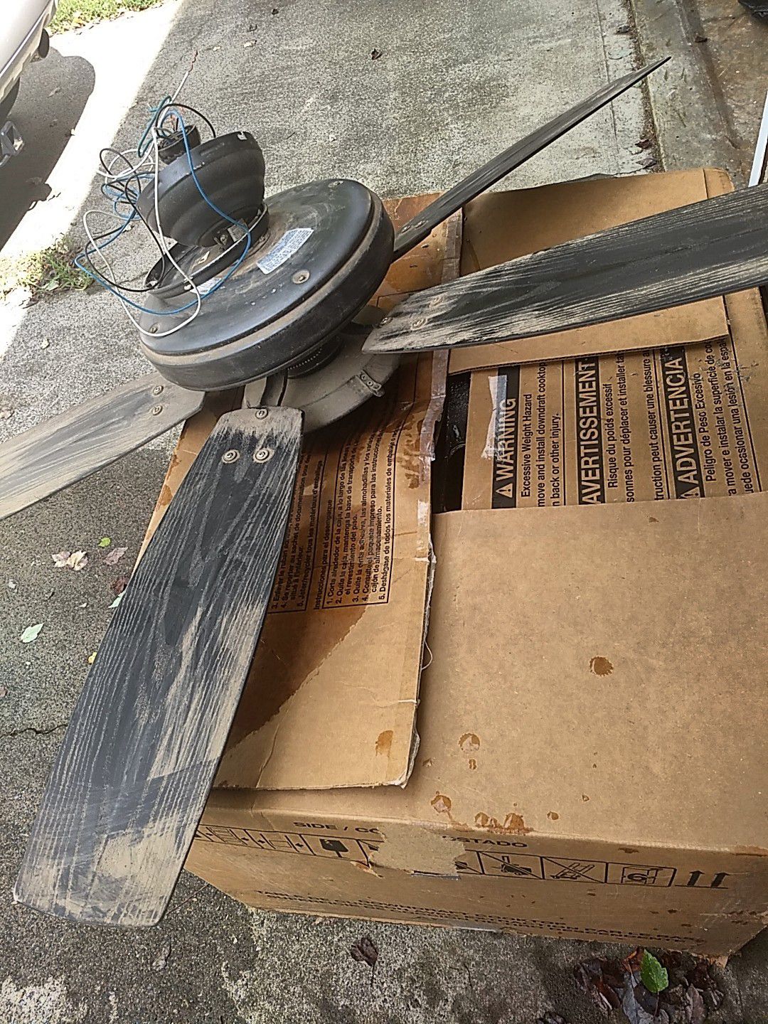 Free outdoor ceiling fan and Cooktop!