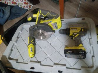 Ryobi 18V Cordless Tool Set – 3 Pieces