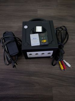 Gamecube with Mario Kart Double Dash, 8 controllers, etc