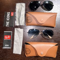 RayBan Sunglasses (Beige & Black) Best Offer