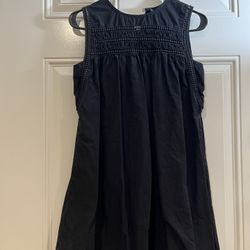 Girls Dress Sleeveless Casual Summer Sundress for big girl XL OR women SIZE 0,Black