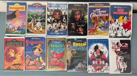 Disney VHS Tapes just $3 each