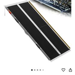 New 6ft Wheelchair Ramp Nonslip Aluminum  By Silver Springs