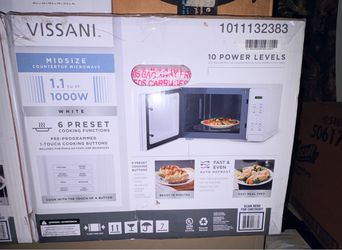 Vissani 1.1 Cu. Ft. 1000W Countertop Microwave