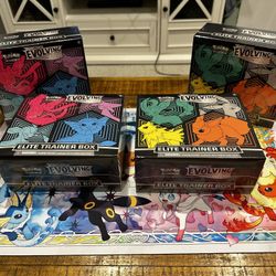 Pokemon Evolving Skies And 25th Anniversary ETBs Sealed!