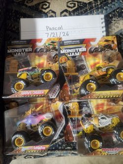 Monster Jam gold set, gold singles, american set 2026