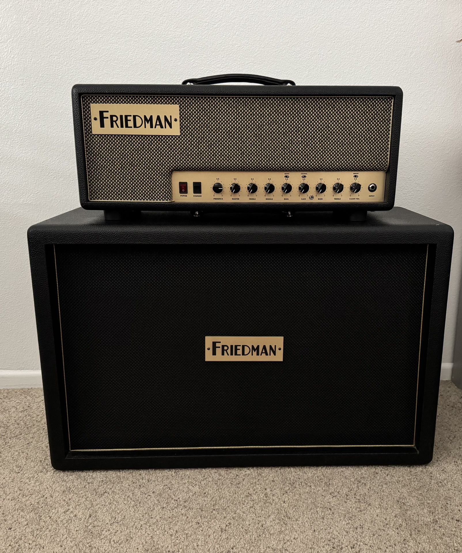 Friedman Runt 50 and 2x12 Cab $1800