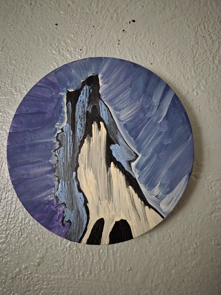 Small Handpainted Canvas Painting Acrylic