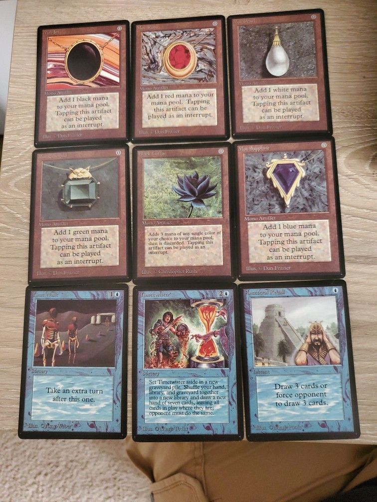 Mtg Power 9 Proxy Set