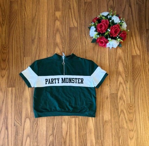 Blusa Con Ziper/Blouse With Zipper