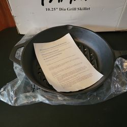10.25" Dia Grill Skillet