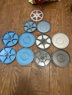 Vintage 8mm Movie Film Reel with Can Case