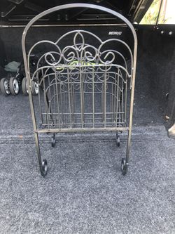 Wrought Iron Book/ Magazine Rack