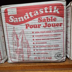 3 25lb Boxes Sandtastik Play Sand 75 Pounds Total Brand New