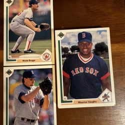 29 Red Sox Cards From 1991 Upper Deck Series