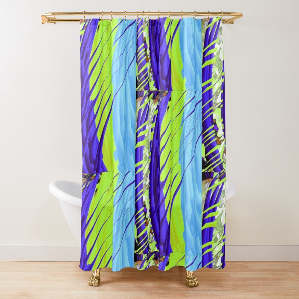 Purple Storm Shower Curtains